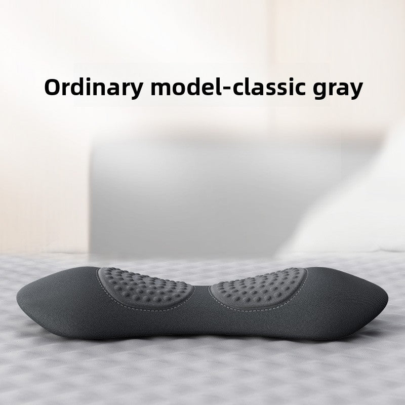 Ergonomic Lumbar Support Pillow with Heating and Massage