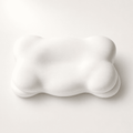 SnoozeLab Cloud memory foam butterfly pillow, white core